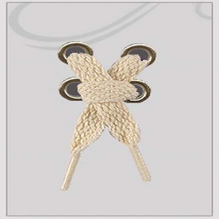 Trenza algodon chato 60 cm x 12 pares