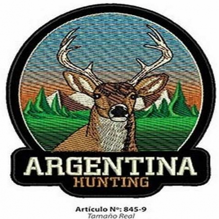 Aplicacion bord. caza y pesca x 4 unid.