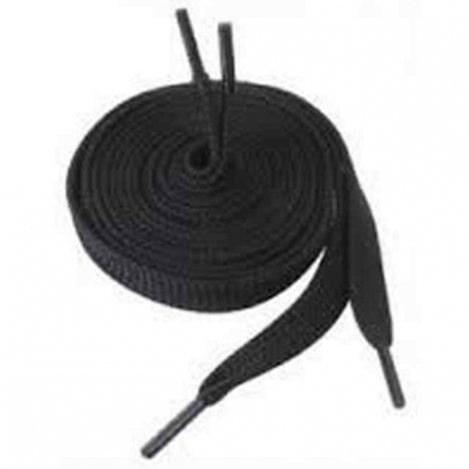 Trenza p/calz chato 60 cm x doc negro