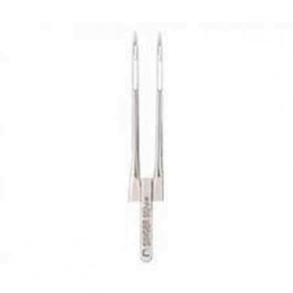 Aguja singer doble 14 blister x 2 unid