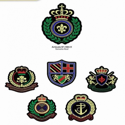 Aplicacion escudo heraldico x 6 uni