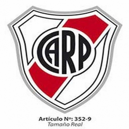 Escudo river mediano x 6 unid