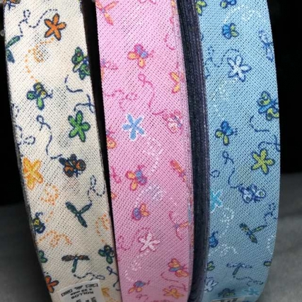 Cinta bies poplin 2 cm x 25mt bichitos