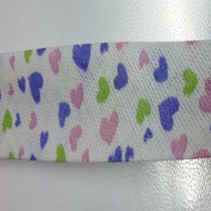 Cinta bies poplin 2 cm x 25mt corazon