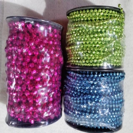 Perla peg.fac. 4mm metal. x 30 mts