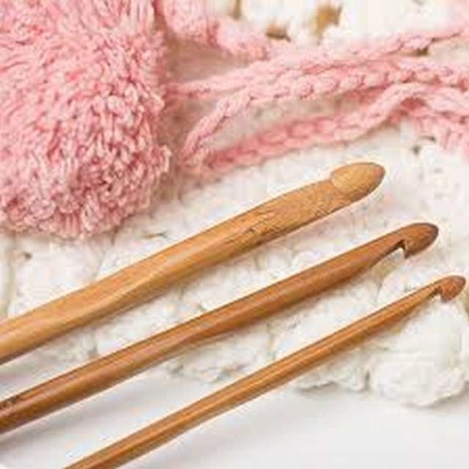 Aguja crochet madera nro 05 x 6 unid
