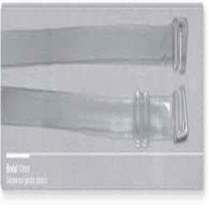 Bretel silicona 11 mm g/plastico x 6 par