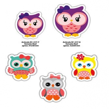 Aplicacion estamp. buho infantil gd x 12
