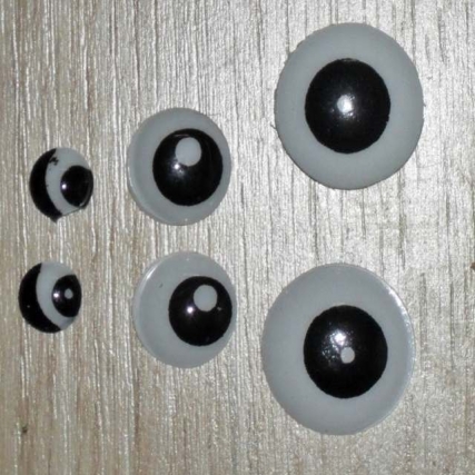 Ojo plastico nro 3 x 100 unid