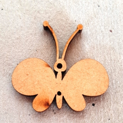Acc. madera p/ colgante mariposa x 10 un