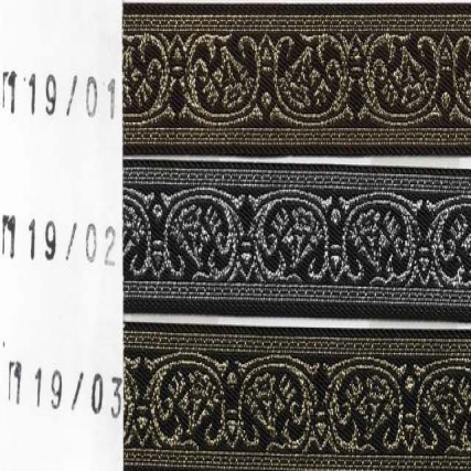 Galon bor. lurex 2 cm x 10 m comb