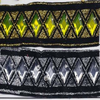 Galon comb c/gemas 3 cm x 10 yd