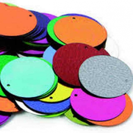 Lentejuelon 2 cm metal x 500 gs