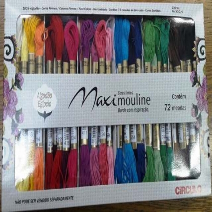 Hilo mouline estuche x 72 madejas