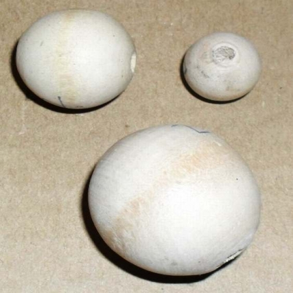 Esfera de madera 25 mm x 100 unid