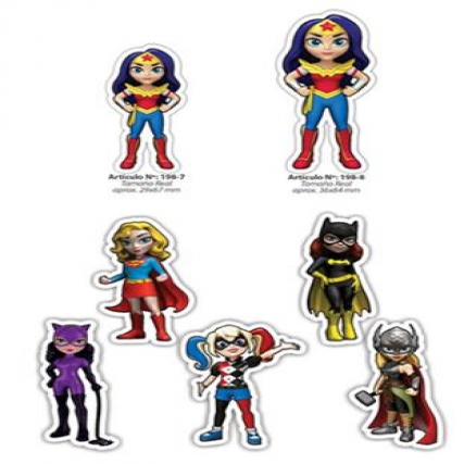 Aplicacion superchicas grande x 6 unid