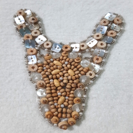Cuello madera y nacar x unid