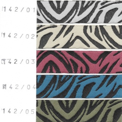 Galon bord. zebra 25 mm x 10 mts