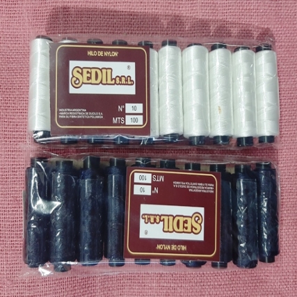 Hilo sedil alta tenac. 10 bobina x  caja