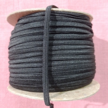 Elastico embutir 5 mm negro x 200 mt