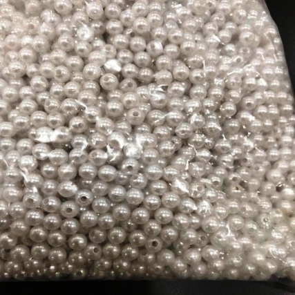 Perla redonda metalizada 4 mm x 250 gs 