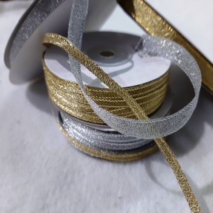 Cinta lurex 10mm x 25 yds