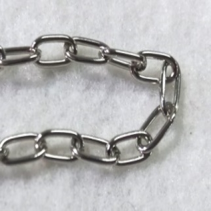 Cadena de aluminio mediana(10*5mm)x 10mt
