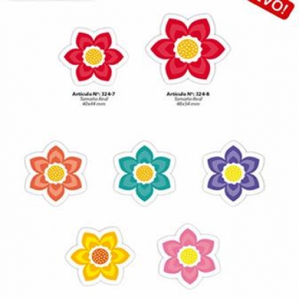 Aplicacion est. flor estrella gde x 12 u