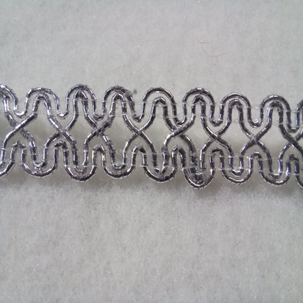 Galon lurex 13 mm ondas x 20 mt