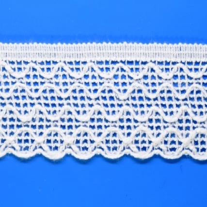 Puntilla algodon st 2.7 cm x 12 m