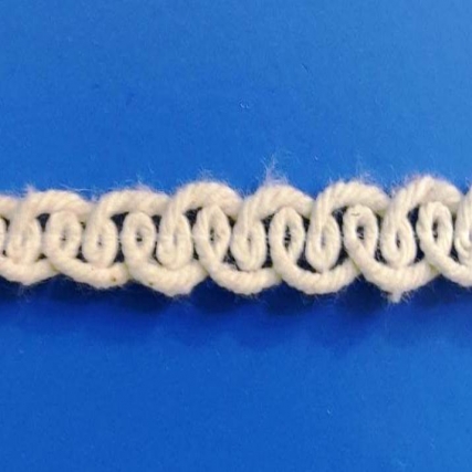 Puntilla entredos algod st 1 cm x 20 mt