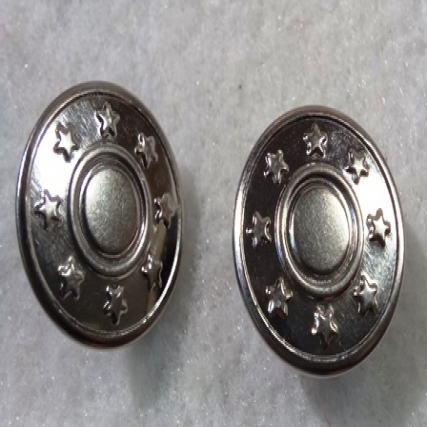 Boton vaq.bce 8 estre.13mm b/plast x 50u