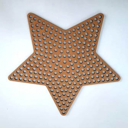 Base p/tejer tapiz estrella 30x28 x unid
