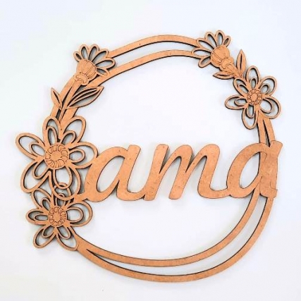 AtrapasueÑo mandala ama 24 cm x unid