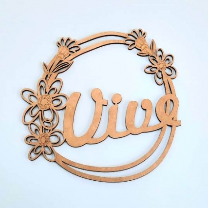 AtrapasueÑo mandala vive 24 cm x unid