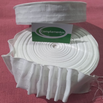 Cinta plisadora 7 cm x 50 mts