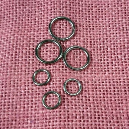 Argolla bretel 6 mm zamac x 50 unid