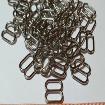 Corredera bretel 6 mm zamac x 50 un
