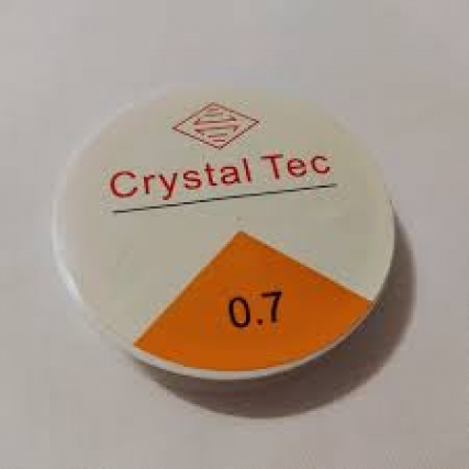 Tanza elastica 0.8mm x 10 mts x 10 rollo