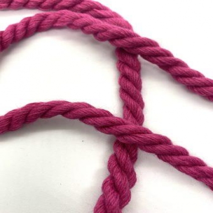 Cordon trenzado 2 cabo 1cm  x 20 mts