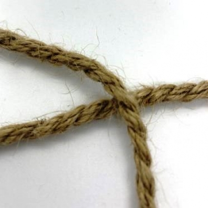 Cordon trenzado yute 3 mm x 25 mts