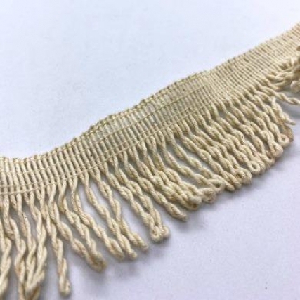 Fleco algodon crudo toldo 5 cm x 25mt