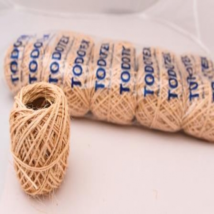 Hilo sisal chico 30 mts natural x 10 uni