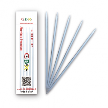 Aguja auxiliar 5 agujas nro 3 x blister