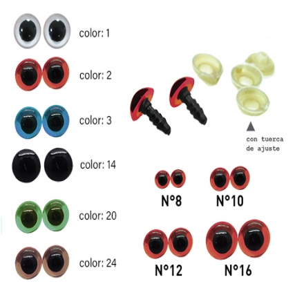 Ojo tarugo nro 12 x 100 unid