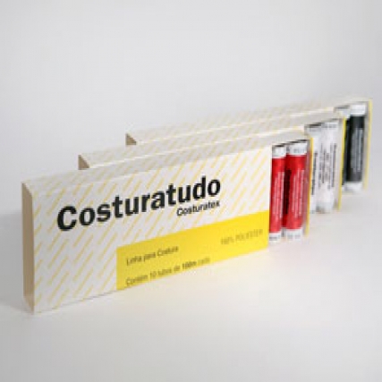 Hilo costuratudo 100 mt x 10 unid color